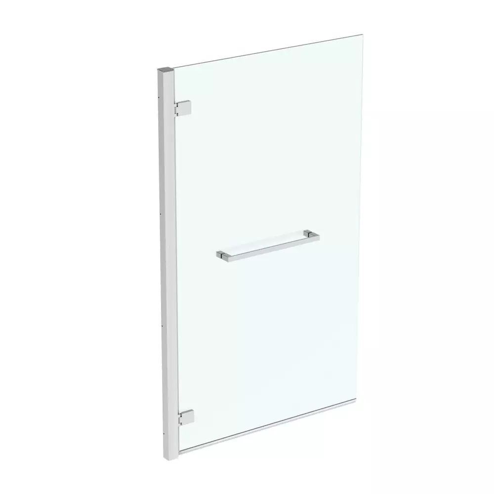 Paravan de cada batant Ideal Standard i.life 90x150 cm suport prosop argintiu stanga