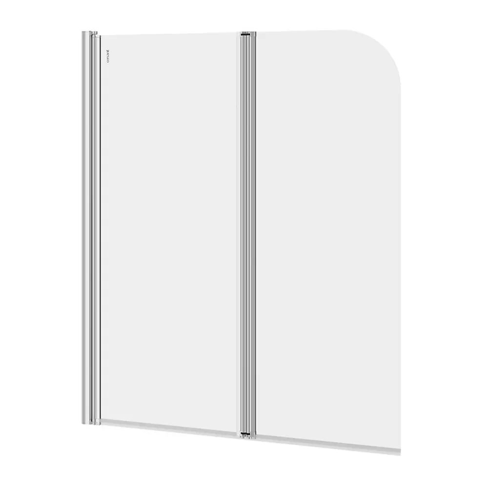 Paravan de cada dublu Cersanit Easy New 115x140 cm sticla 5 mm crom