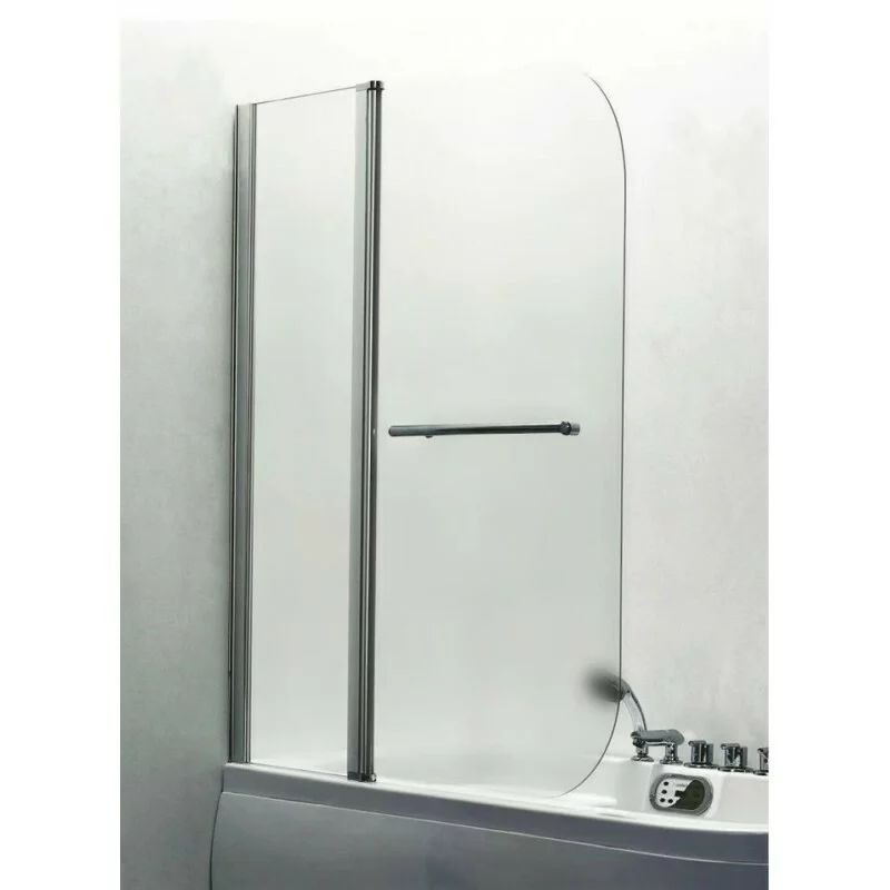 Paravan de cada pivotant Inter Ceramic 100x140 cm sticla 5 mm profil crom lucios-opac stanga