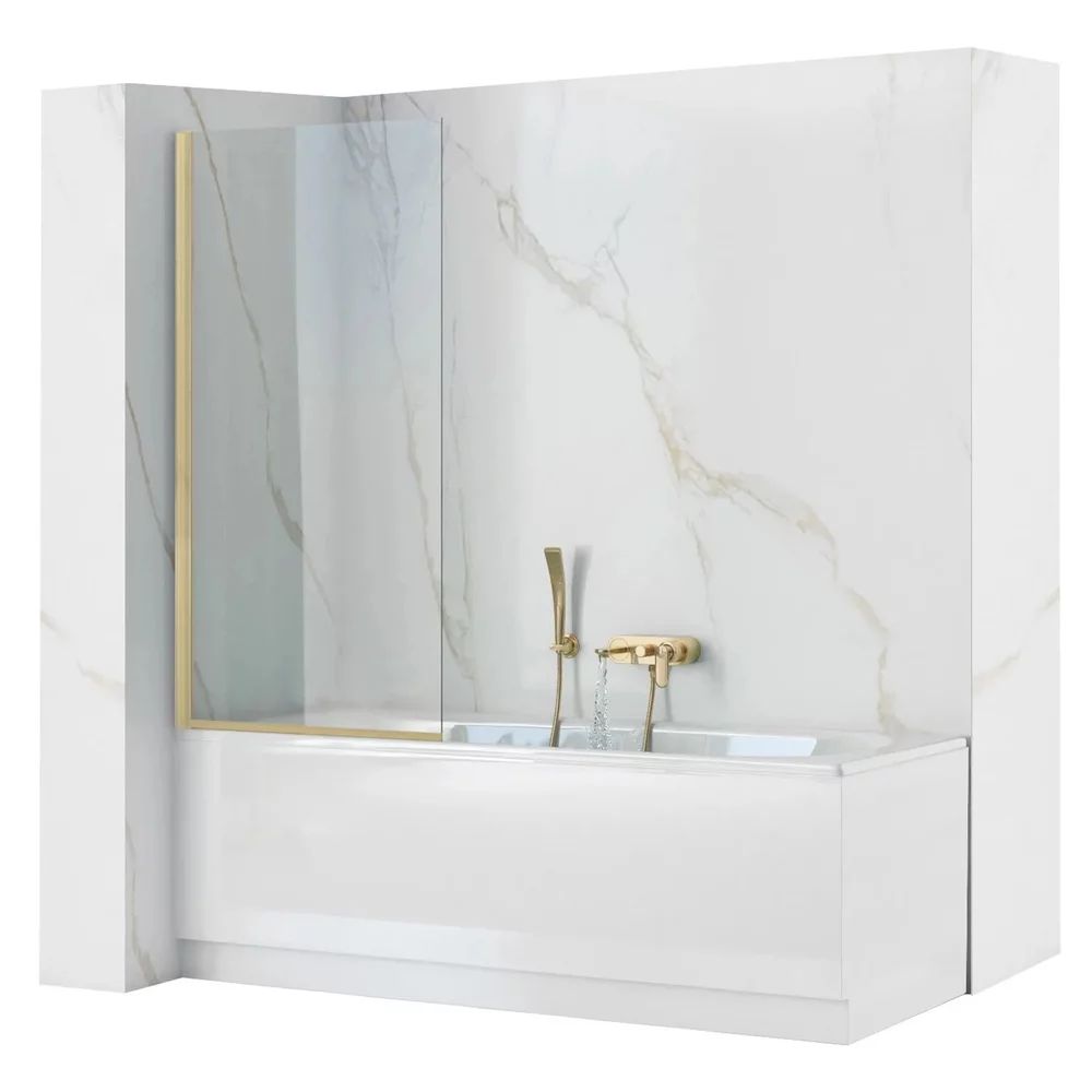 Paravan de cada Rea Elegant auriu periat 70x140 cm