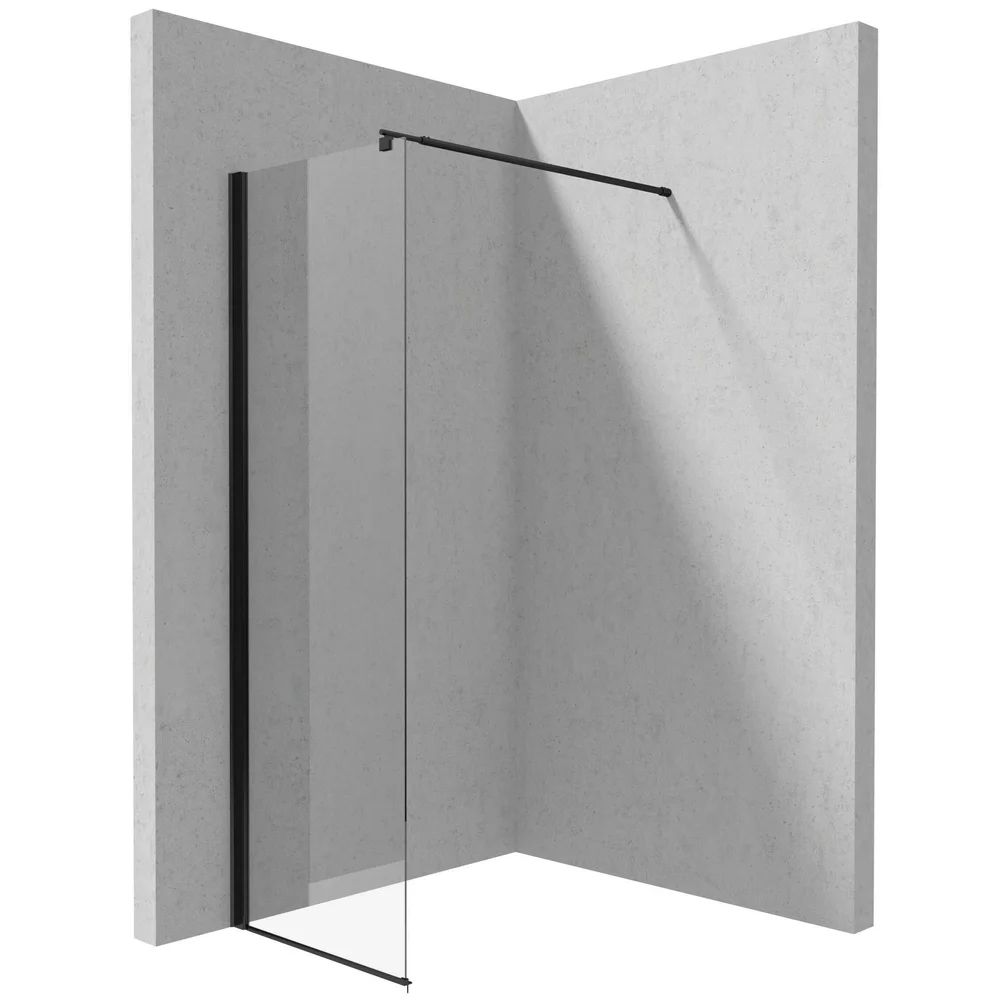 Paravan de dus Walk-in Deante Kerria Plus negru 50x200 cm Total White
