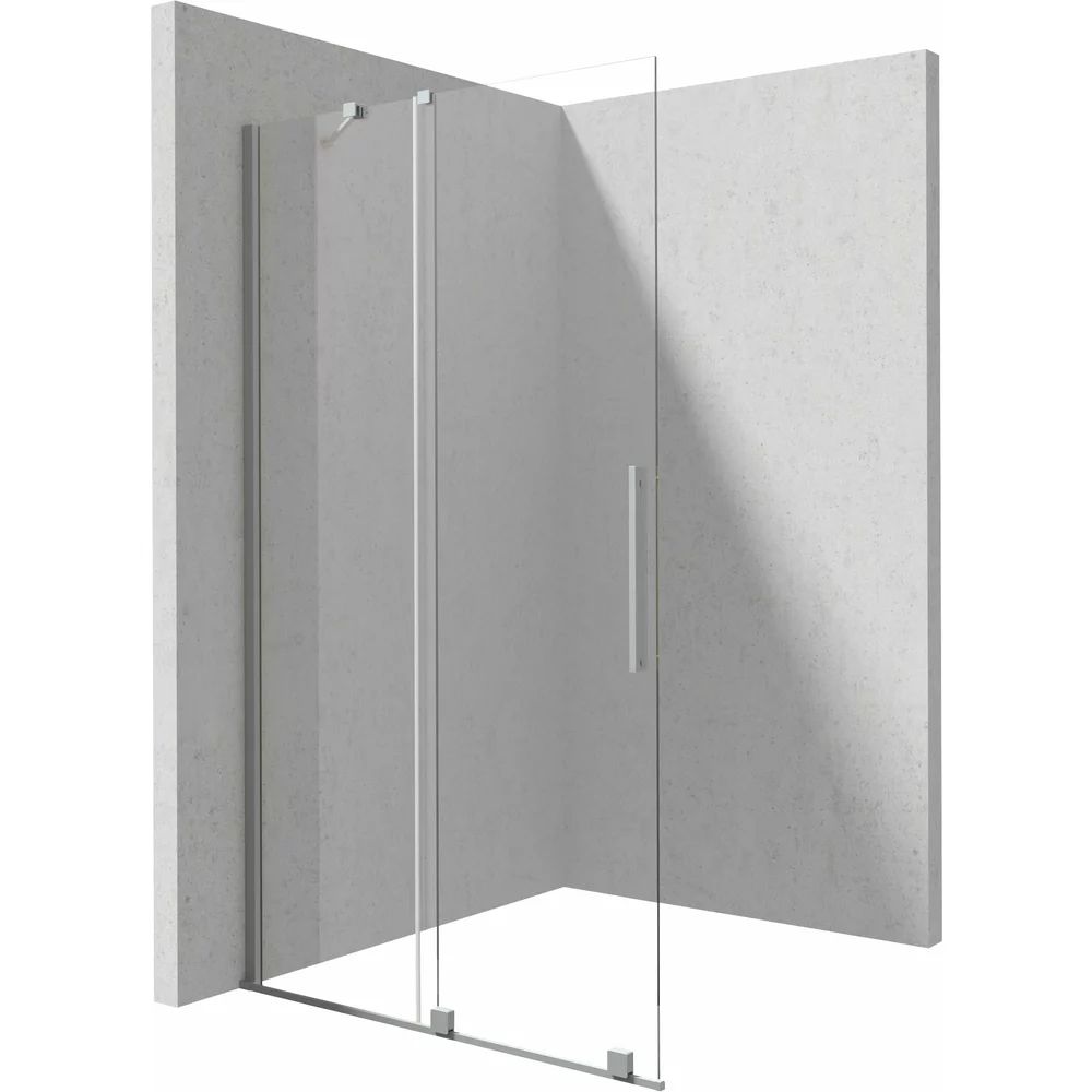 Paravan de dus Walk-in Deante Prizma crom periat 100x195 cm