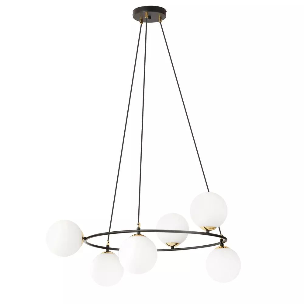 Pendul Emibig Azura 6 BL negru/alb