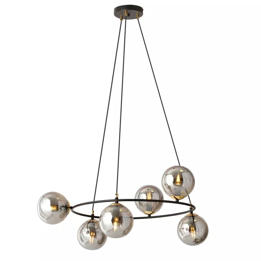 Pendul Emibig Azura 6 BL negru/grafit