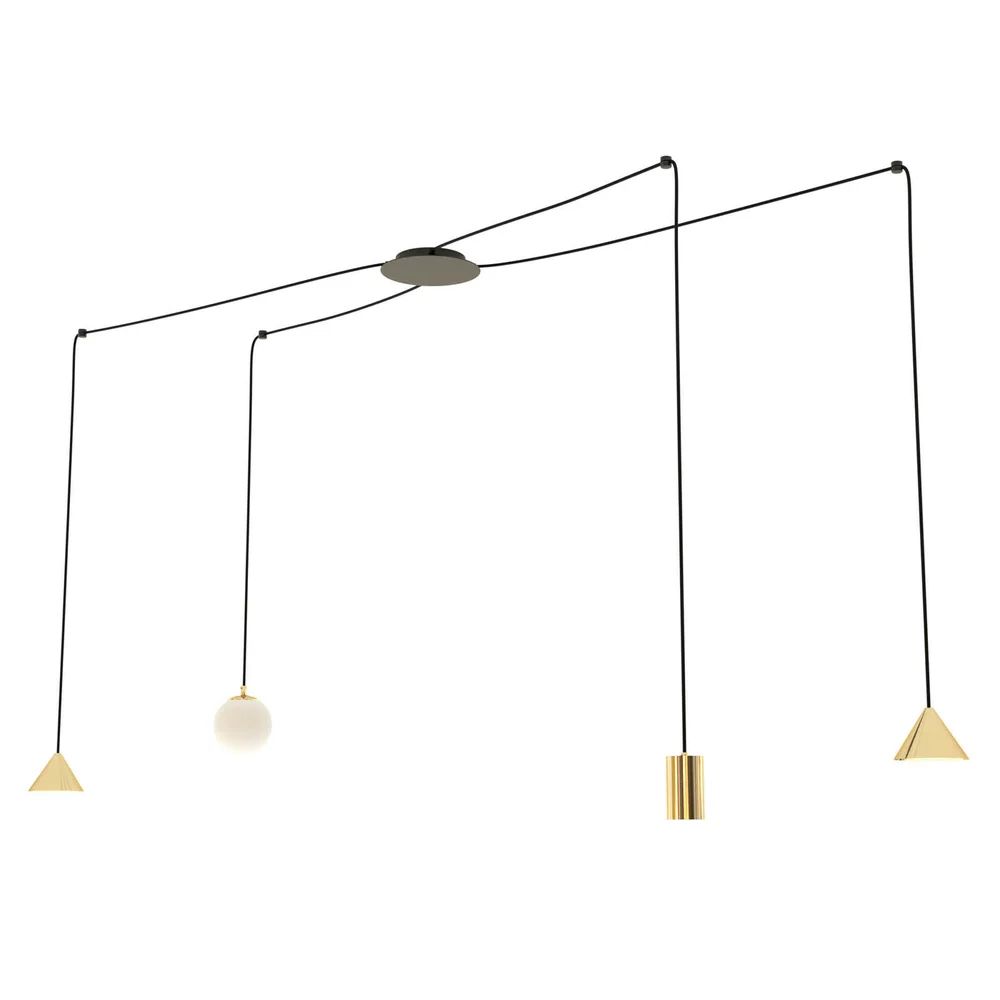 Pendul Emibig Fuji 4 auriu/negru