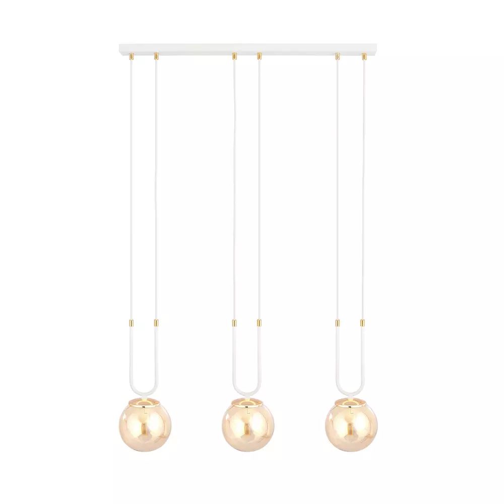Pendul Emibig Glam 3 alb/auriu