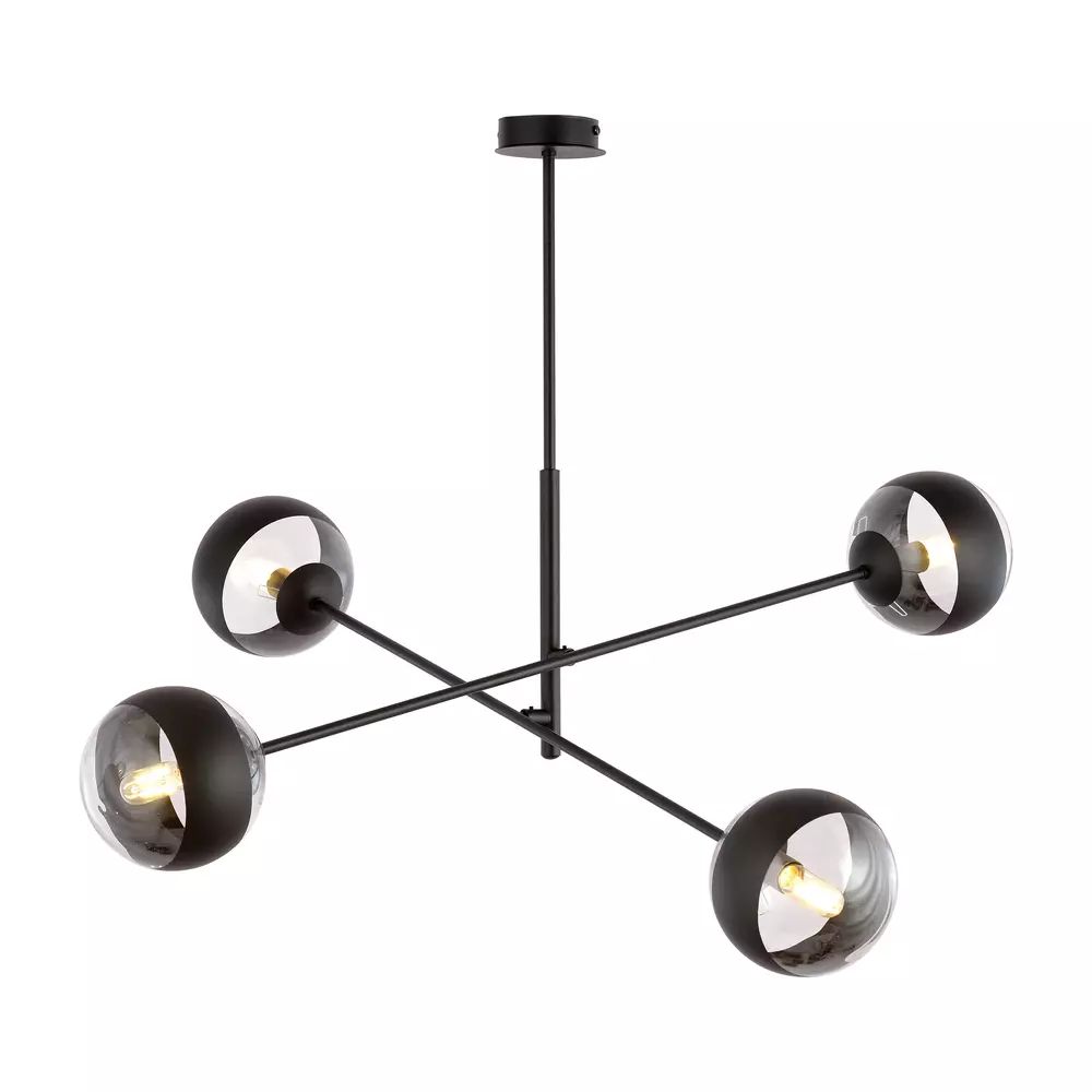 Pendul Emibig Linear 4 negru/transparent