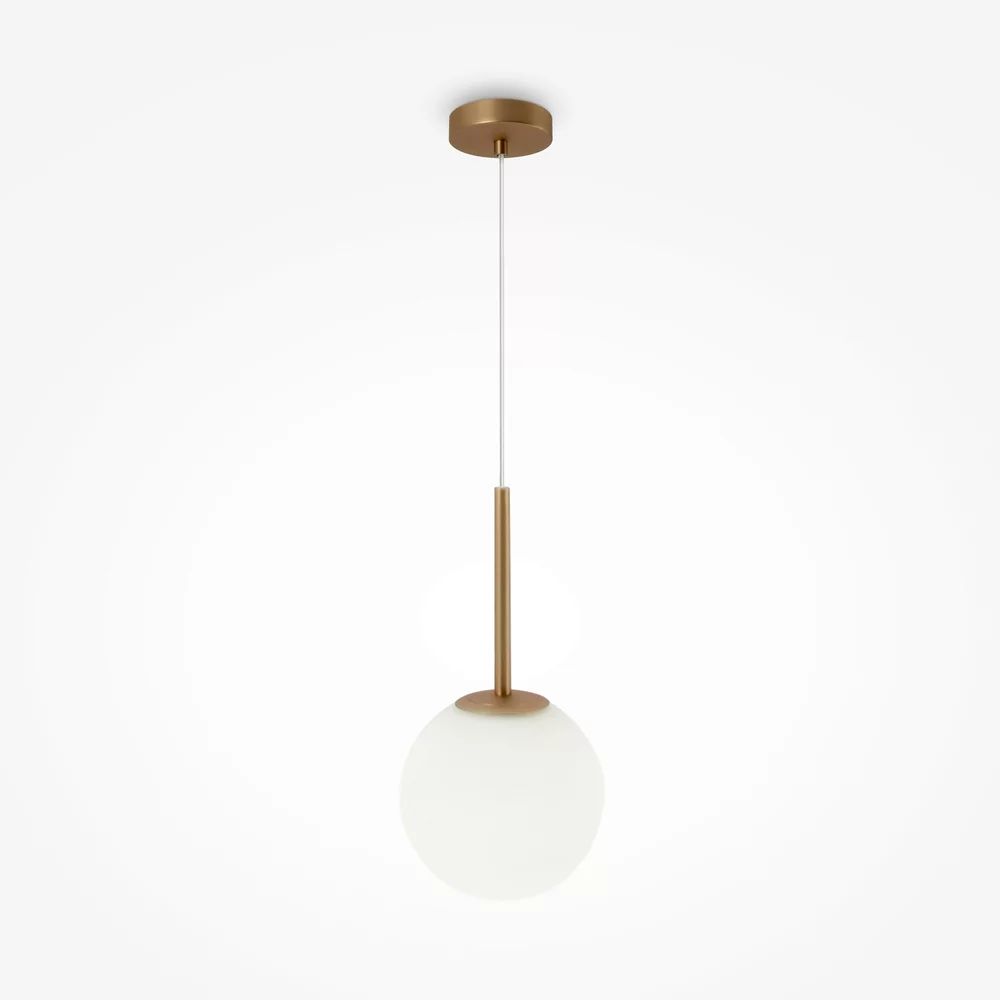Pendul Maytoni Basic form auriu/alb 1 bec 27 x 36.5 cm
