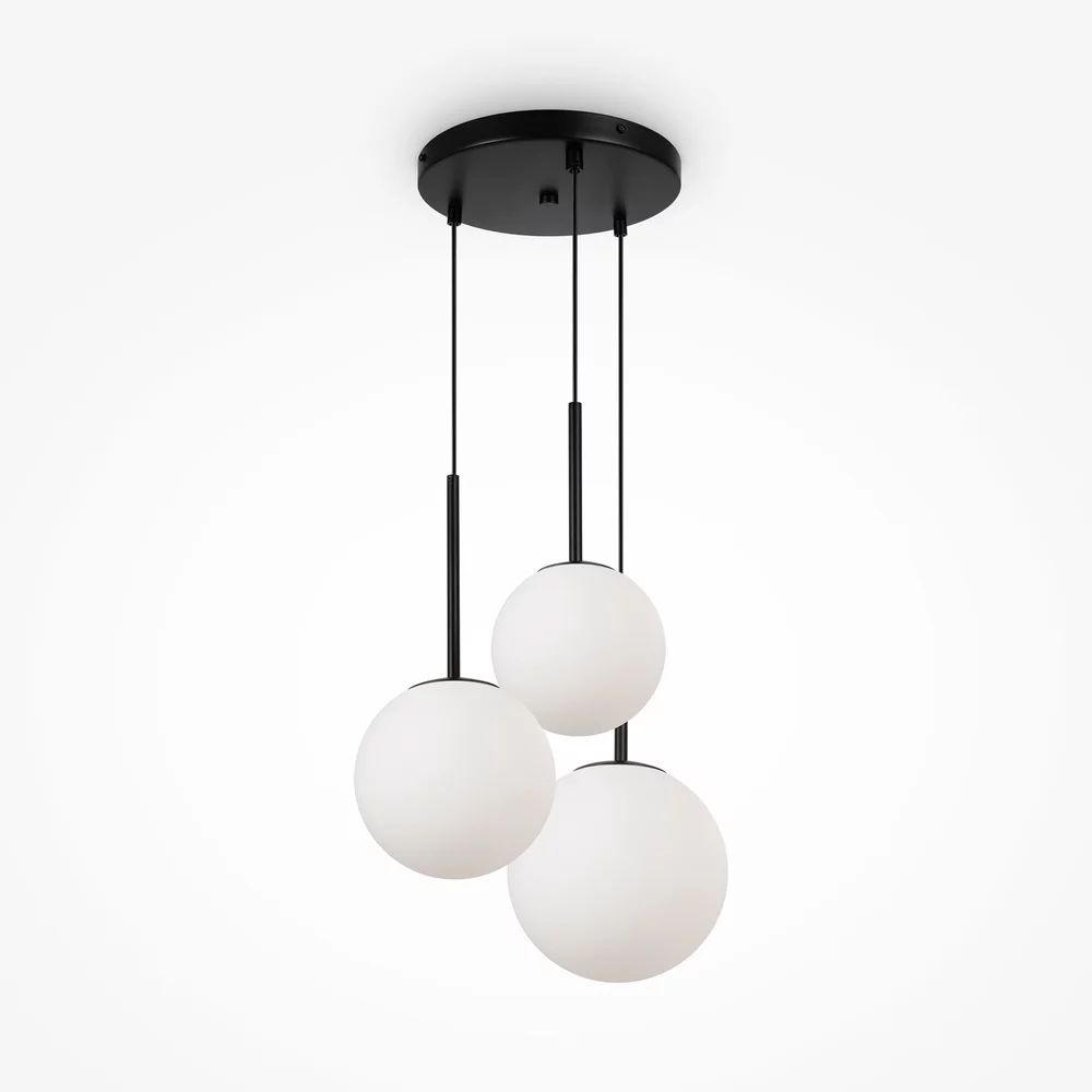 Pendul Maytoni Basic form negru/alb 3 becuri