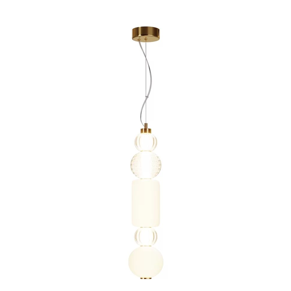 Pendul Maytoni Collar auriu/auriu LED 21 x 75 cm