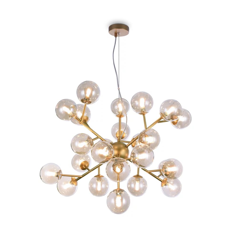 Pendul Maytoni Dallas auriu/galben 24 becuri