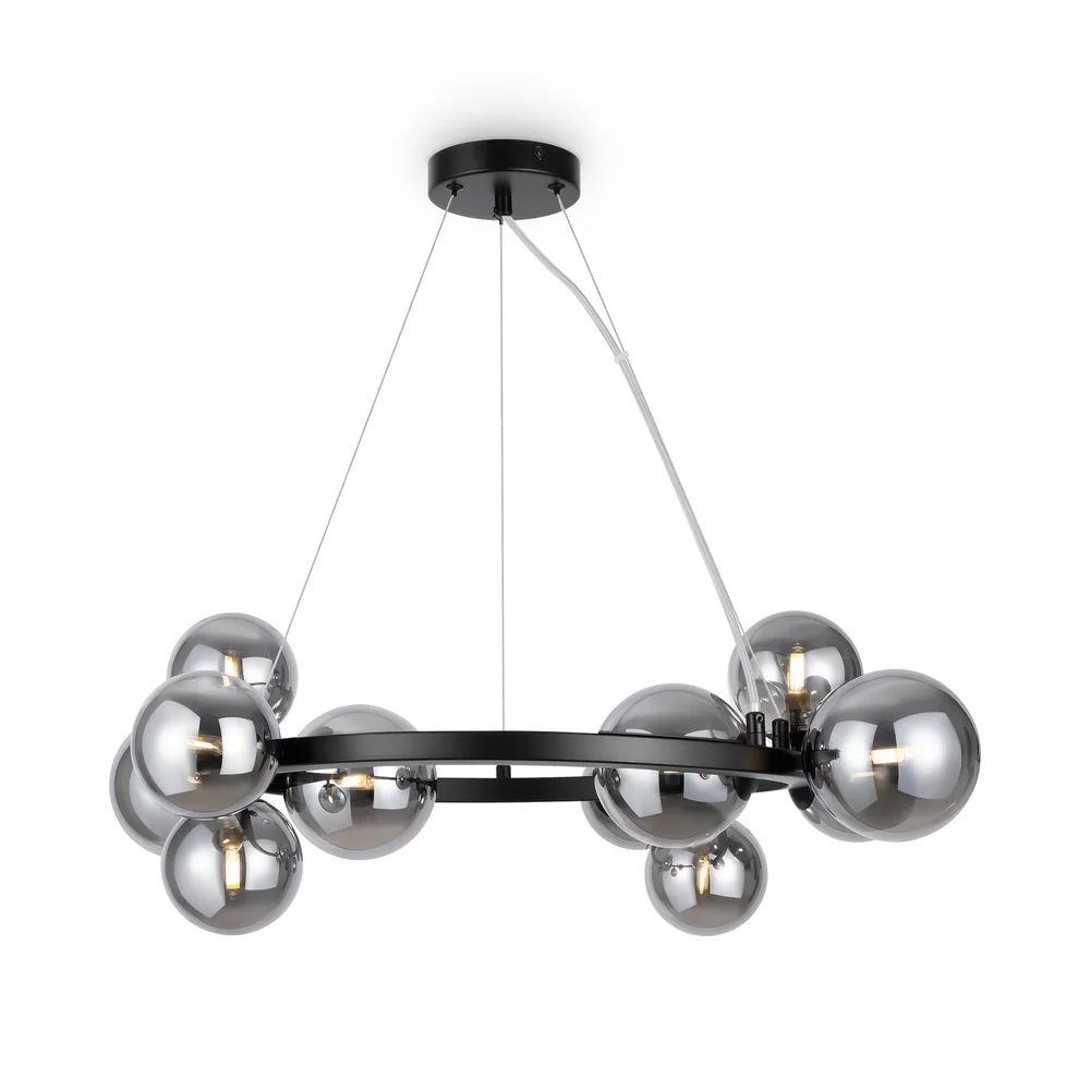 Pendul Maytoni Dallas negru/gri 11 bec