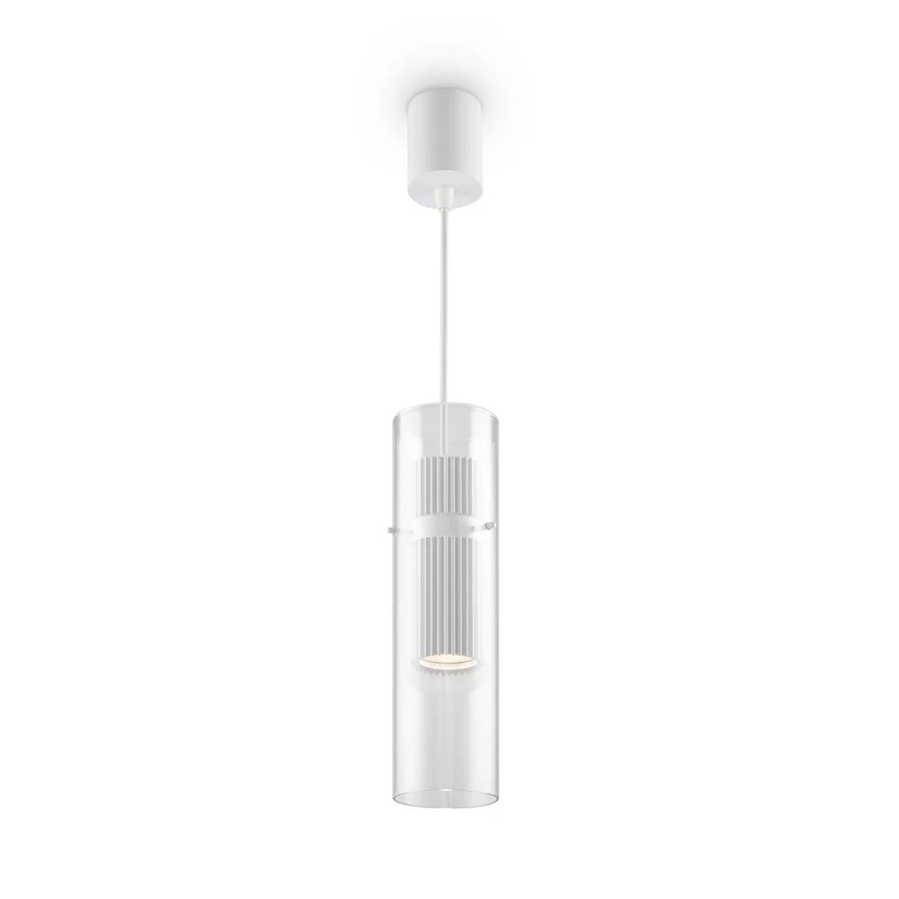 Pendul Maytoni Dynamics alb/transparent 1 bec
