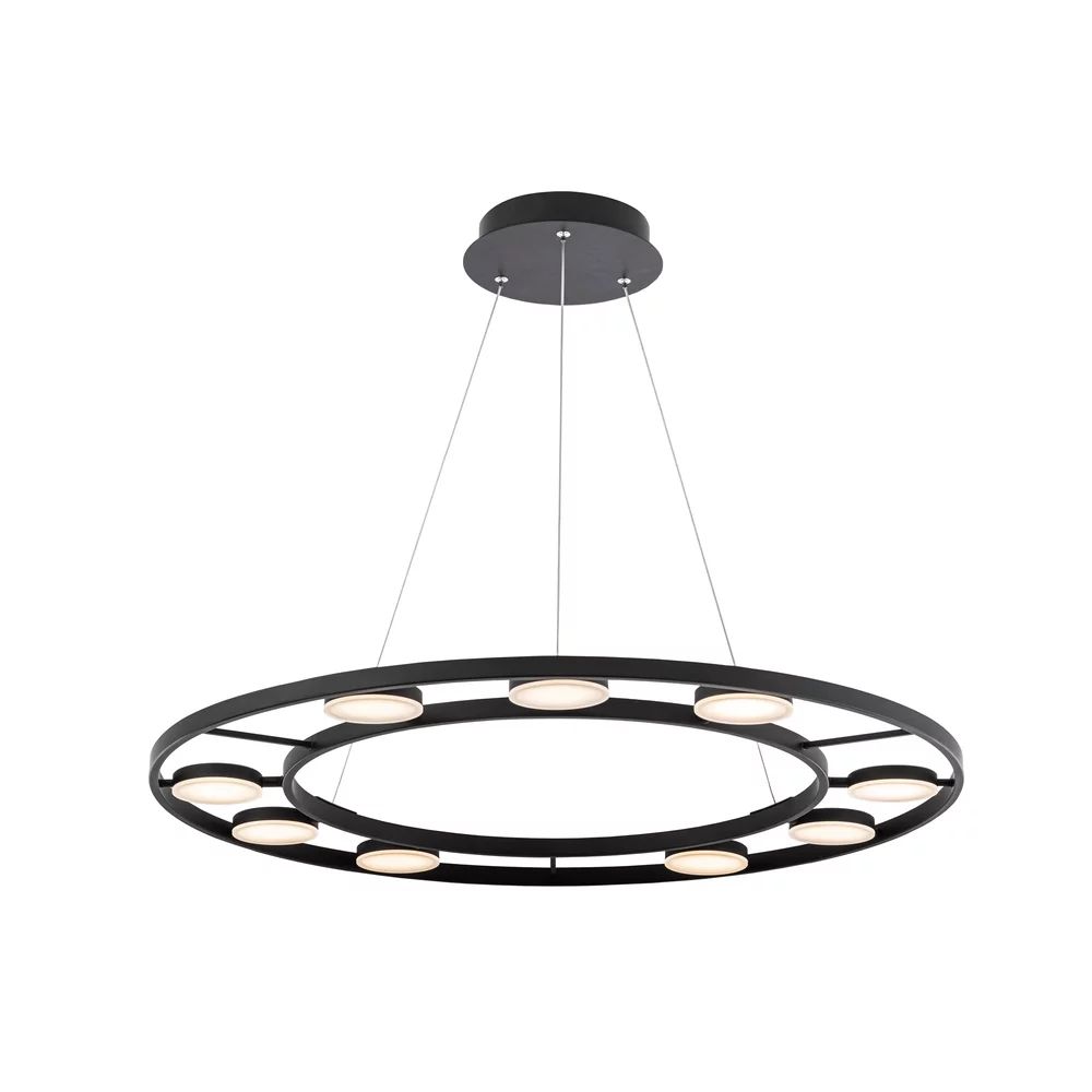 Pendul Maytoni Fad negru/negru LED x 9