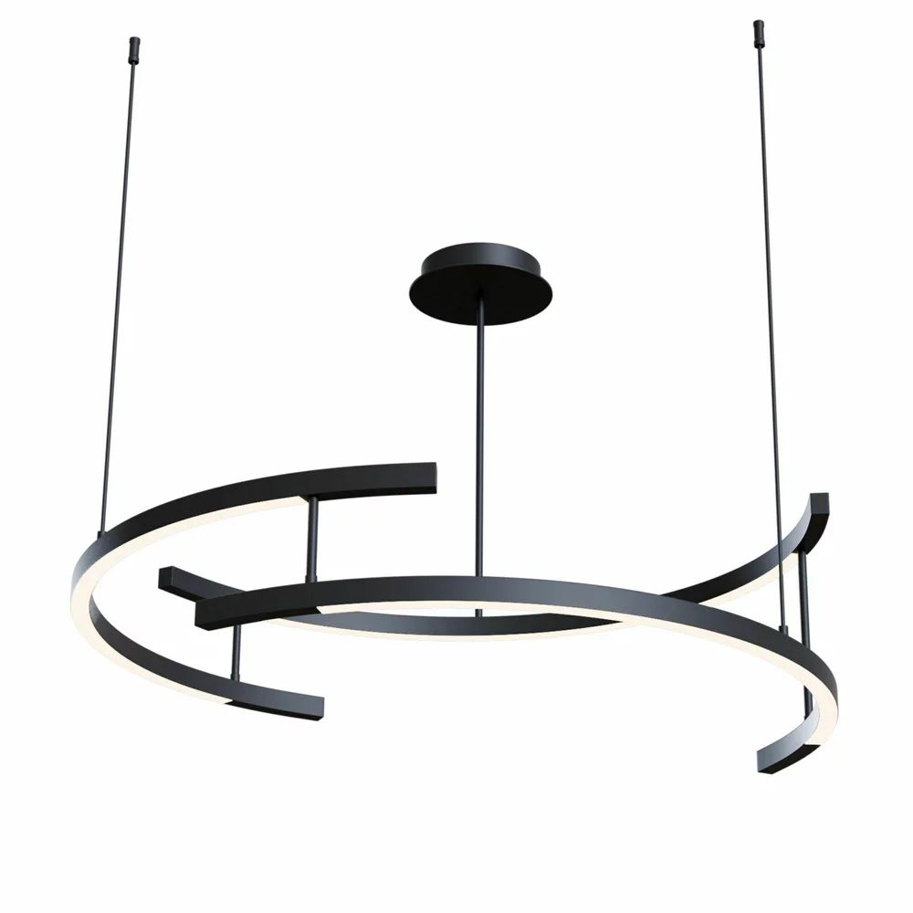 Pendul Maytoni Line negru 3 becuri MOD054PLL52B4K