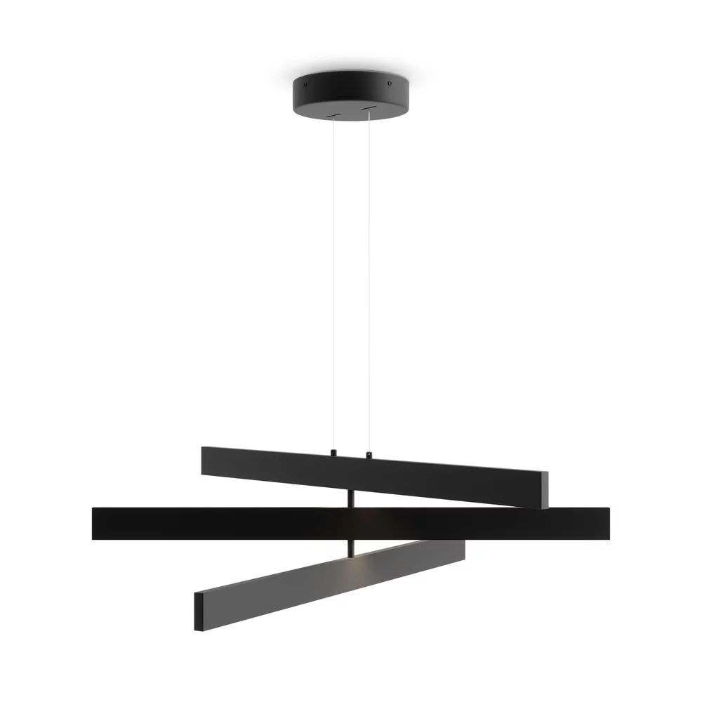 Pendul Maytoni Origami negru/negru 3 becuri