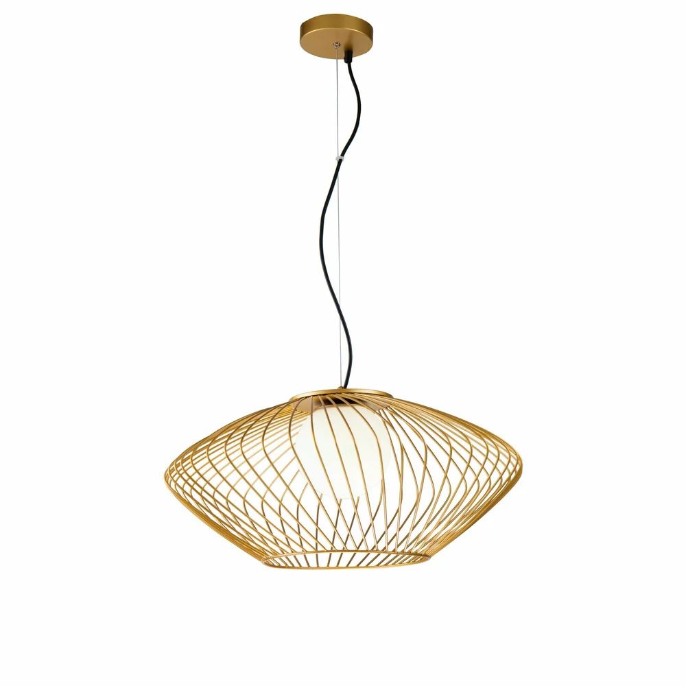 Pendul Maytoni Plec auriu/alb 1 bec