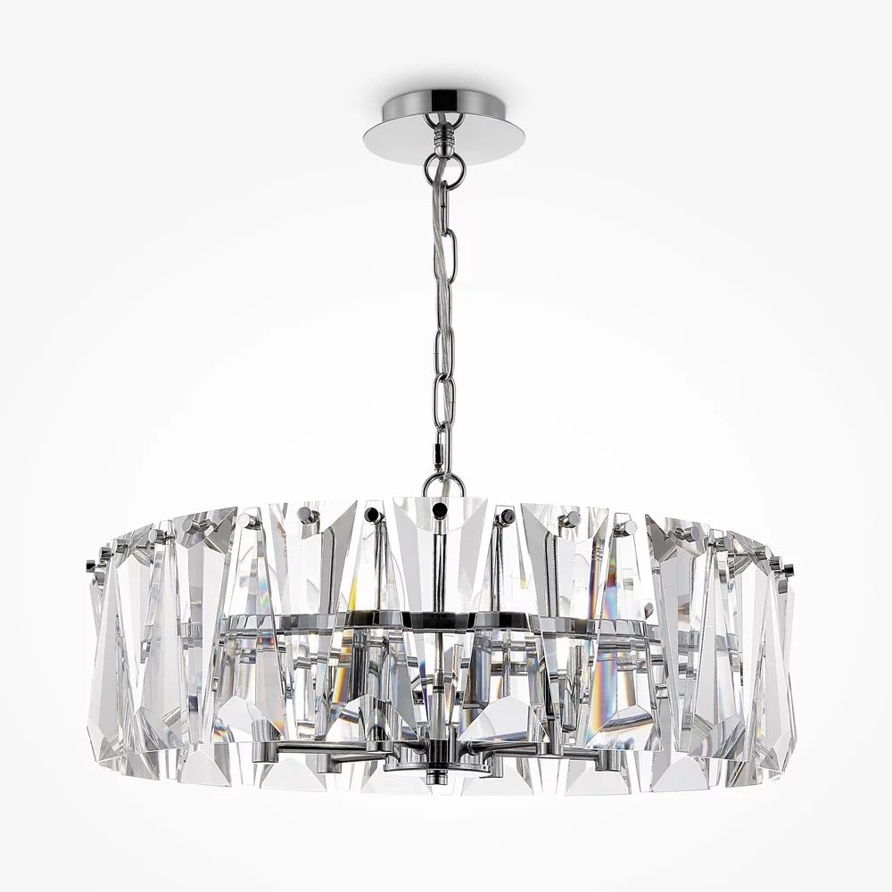 Pendul Maytoni Puntes crom/transparent 6 becuri