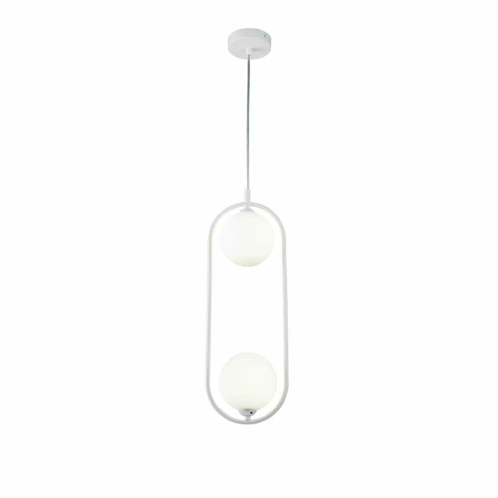 Pendul Maytoni Ring alb/alb 2 becuri