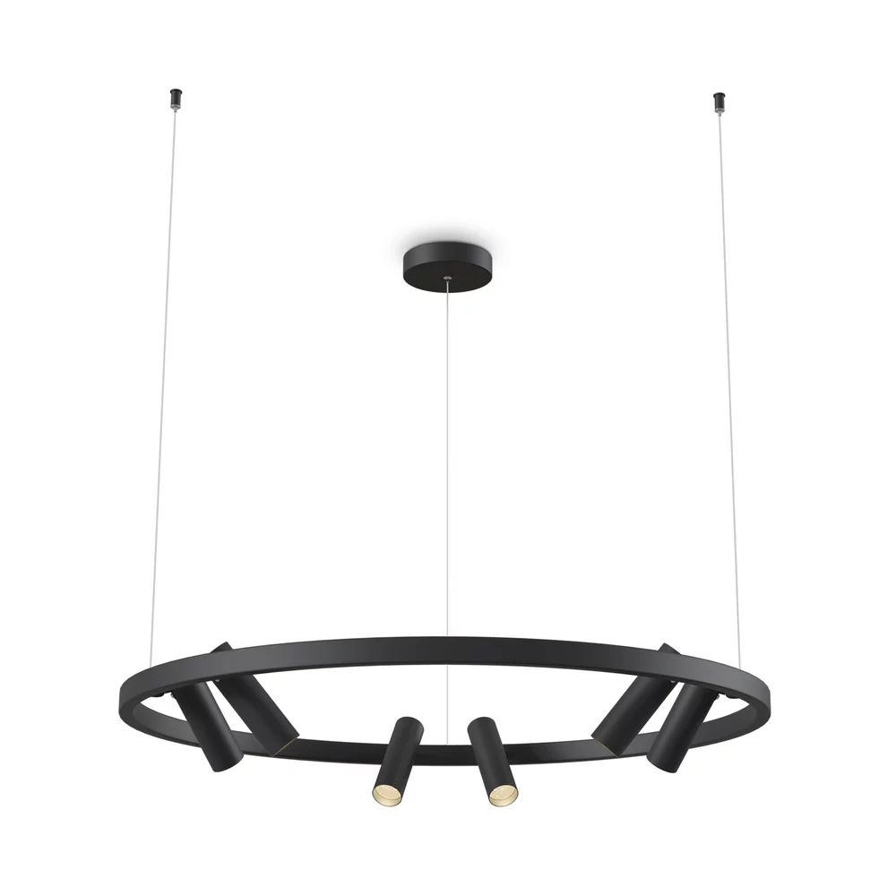 Pendul Maytoni Satellite negru 6 becuri