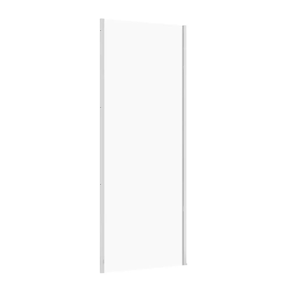 Perete lateral fix Cersanit Larga 80 cm sticla 6 mm crom