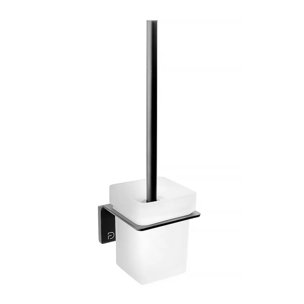 Perie WC FDesign Piazza negru mat