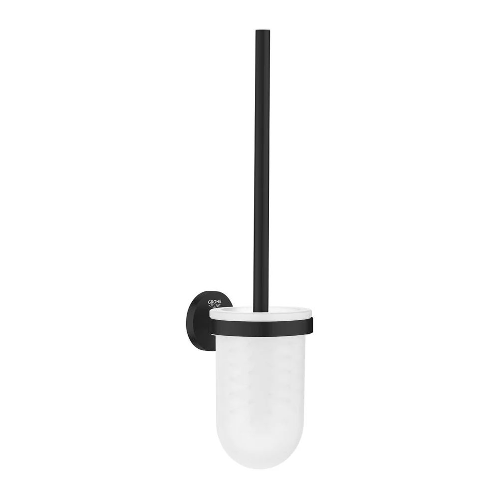 Perie wc negru mat Grohe Essentials