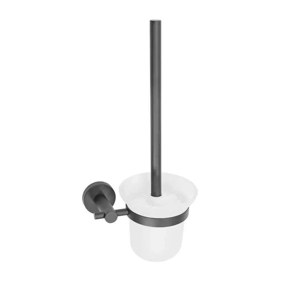 Perie WC Rea 322234A design rotund finisaj gri mat
