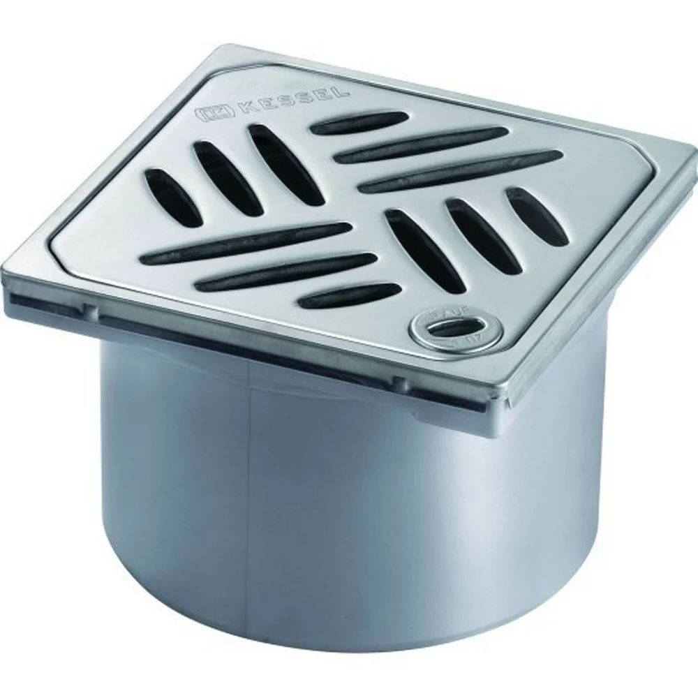 Piesa superioara cu capac din inox Kessel System 125 12 cm cu inchidere