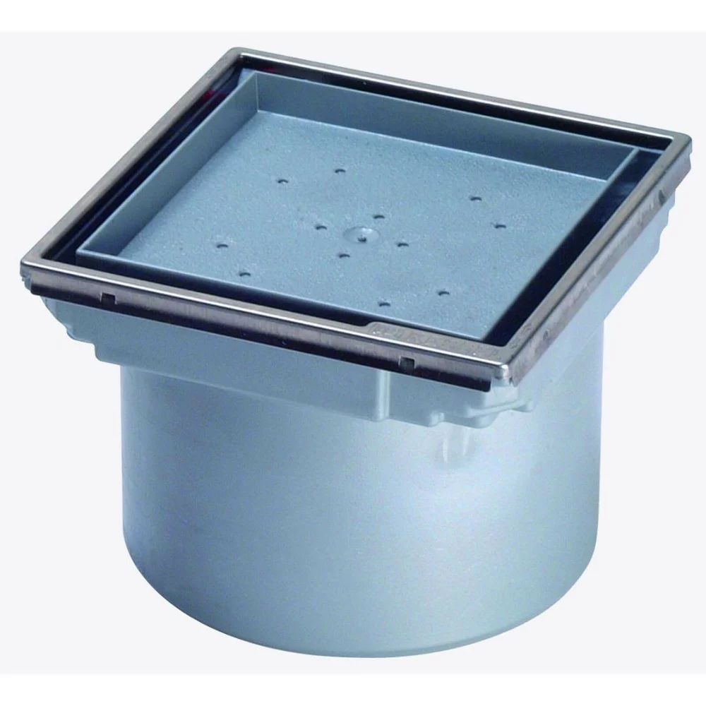 Piesa superioara Kessel faiantabila 11 cm, rama inox