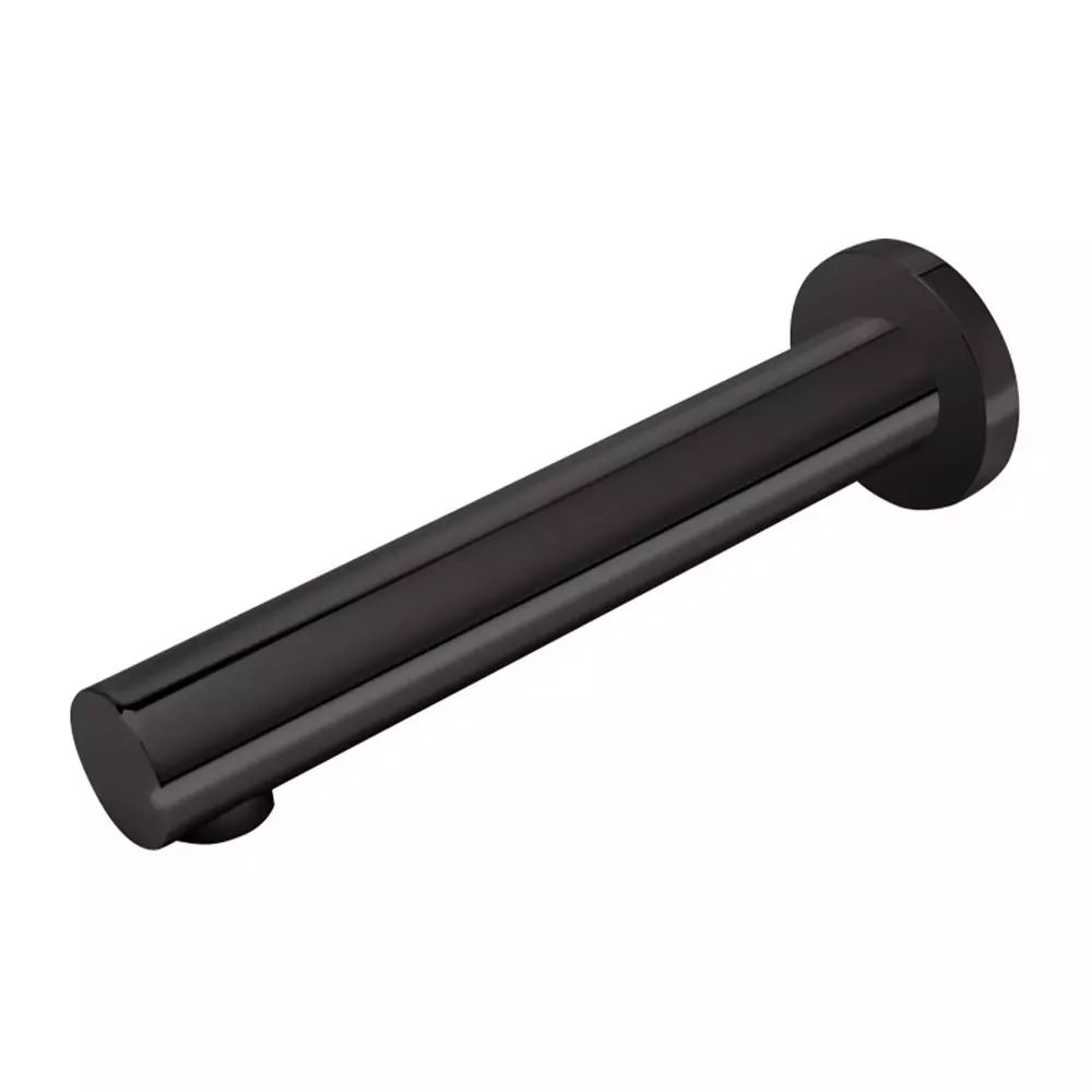 Pipa cada FDesign Inula design rotund negru mat 20 cm