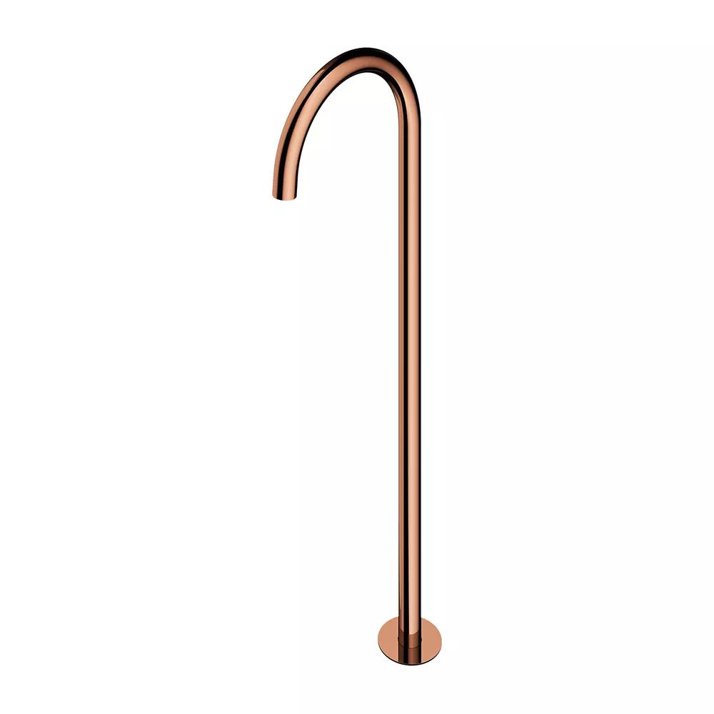 Pipa cada freestanding Omnires Y finisaj cupru