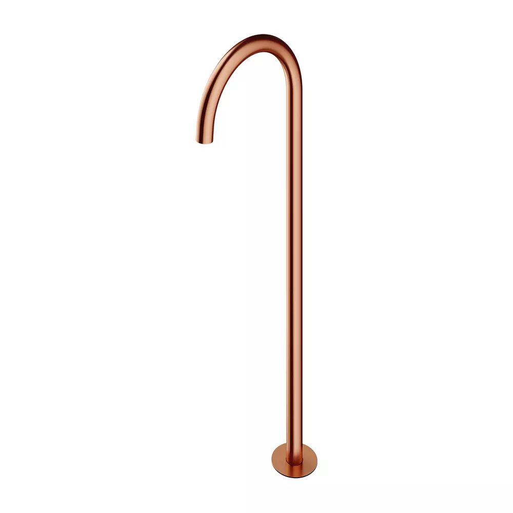 Pipa cada freestanding Omnires Y finisaj cupru periat