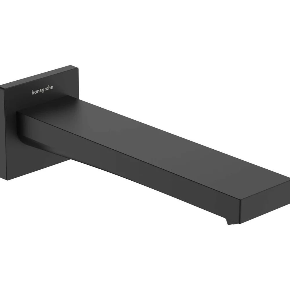 Pipa cada negru mat Hansgrohe Tecturis S