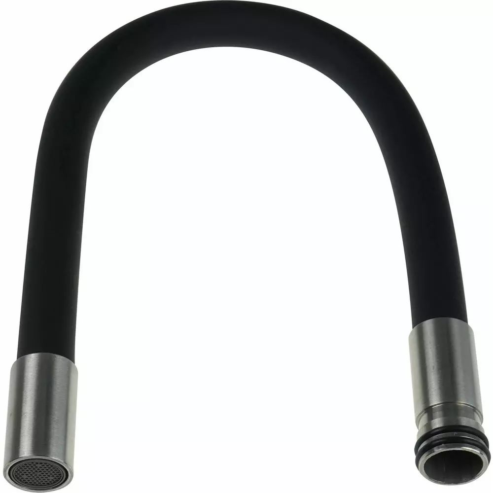Pipa flexibila pentru baterii bucatarie Deante Luno negru/inox