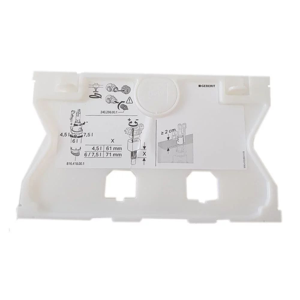 Placa de protectie pentru rezervoare Geberit Sigma