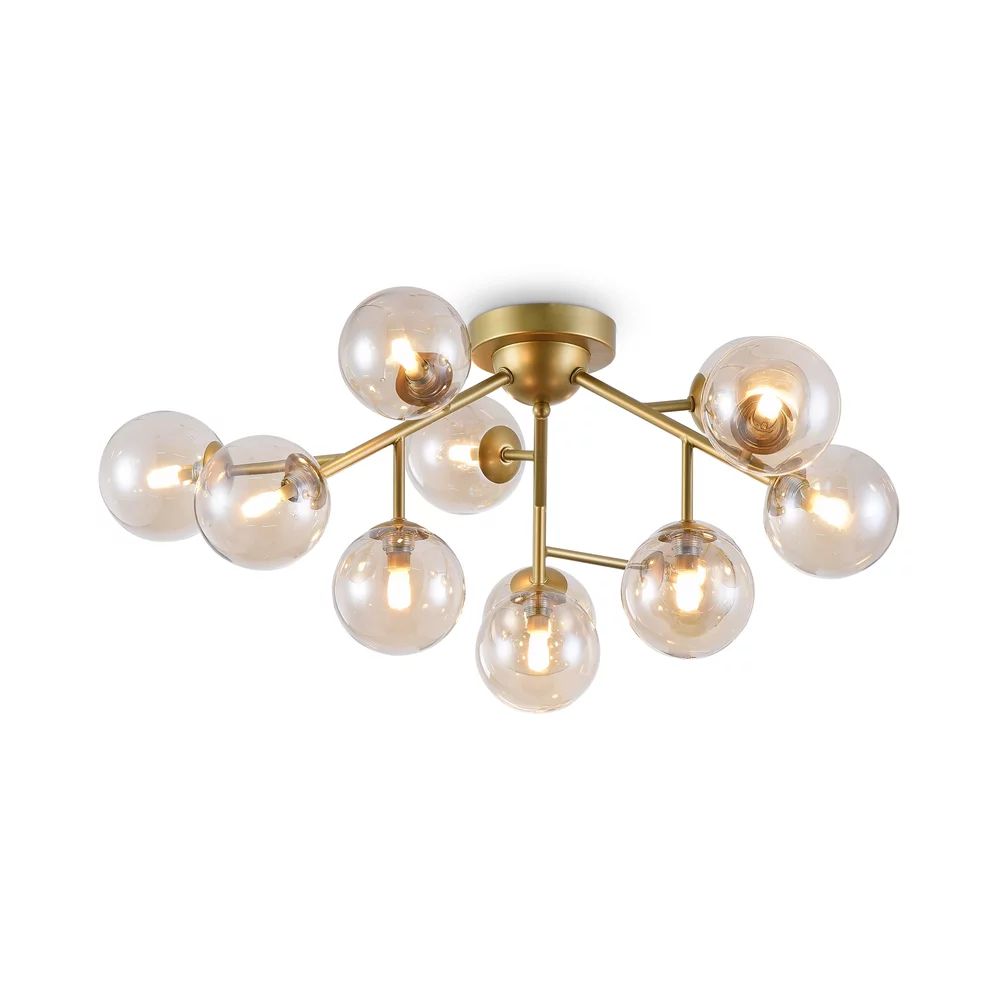 Plafoniera Maytoni Dallas auriu/galben 12 becuri