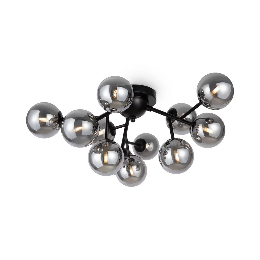 Plafoniera Maytoni Dallas negru/negru 12 becuri