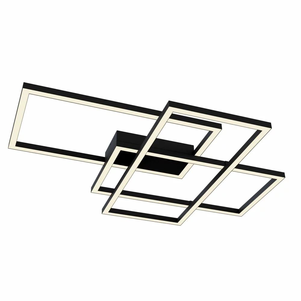 Plafoniera Maytoni Line negru LED x 3