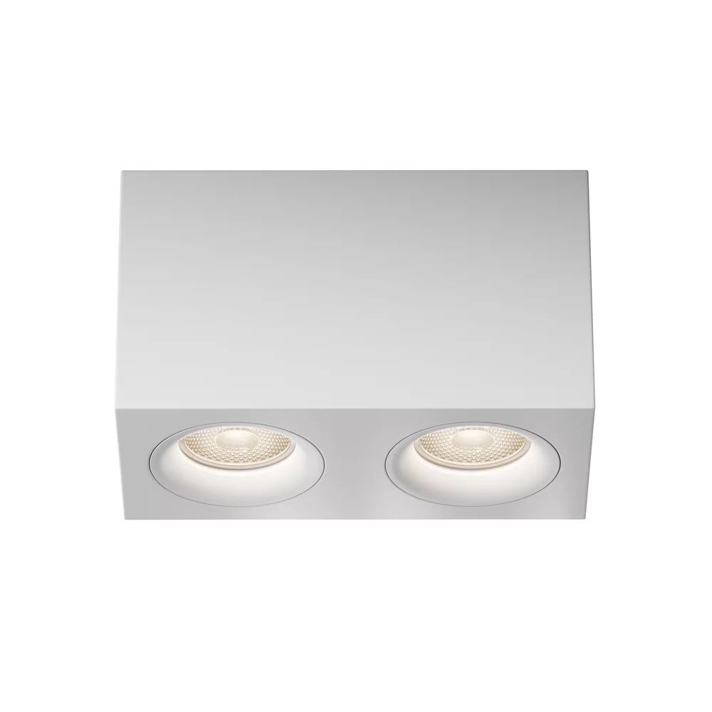 Plafoniera Maytoni Slim alb 2 becuri 13 x 21 cm
