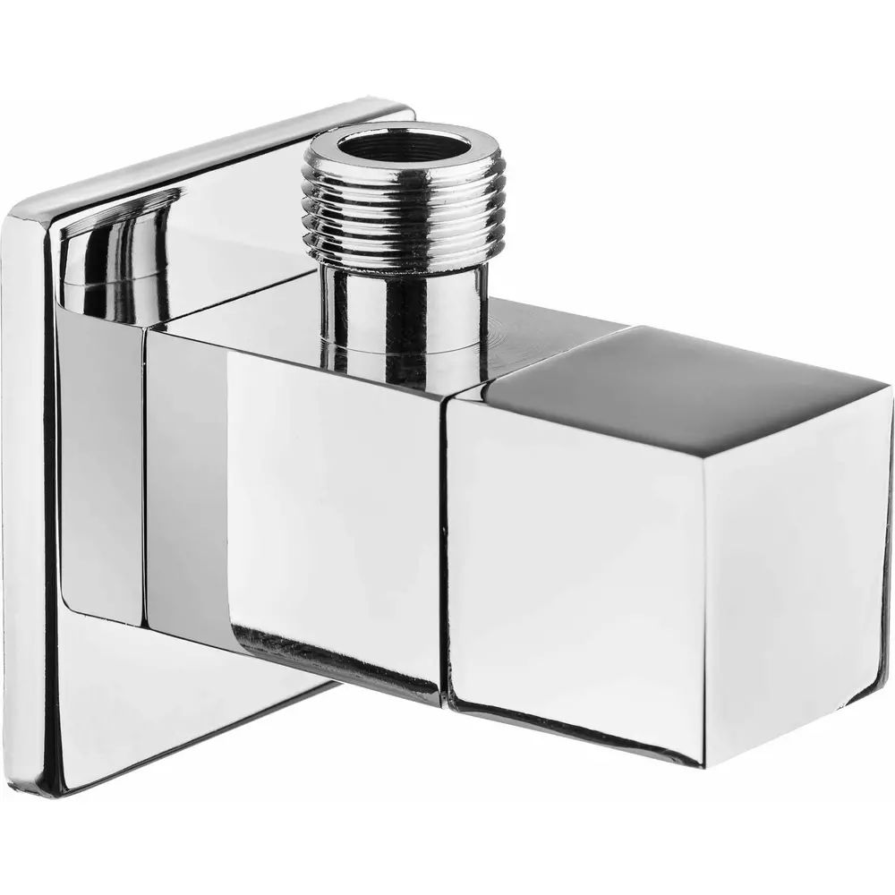 Robinet coltar Deante 1/2\ -3/8\ dreptunghiular crom cu cartus ceramic