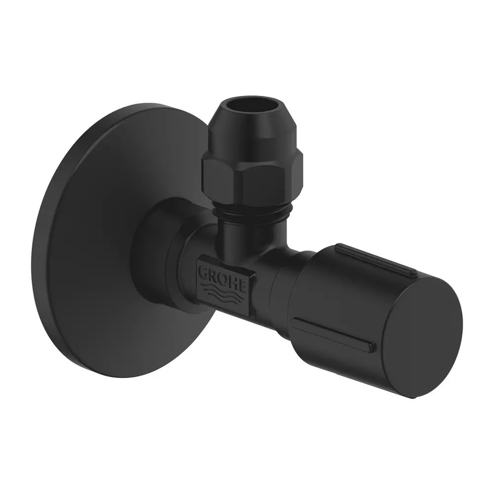 Robinet coltar Grohe 1/2\ x3/8\ negru mat