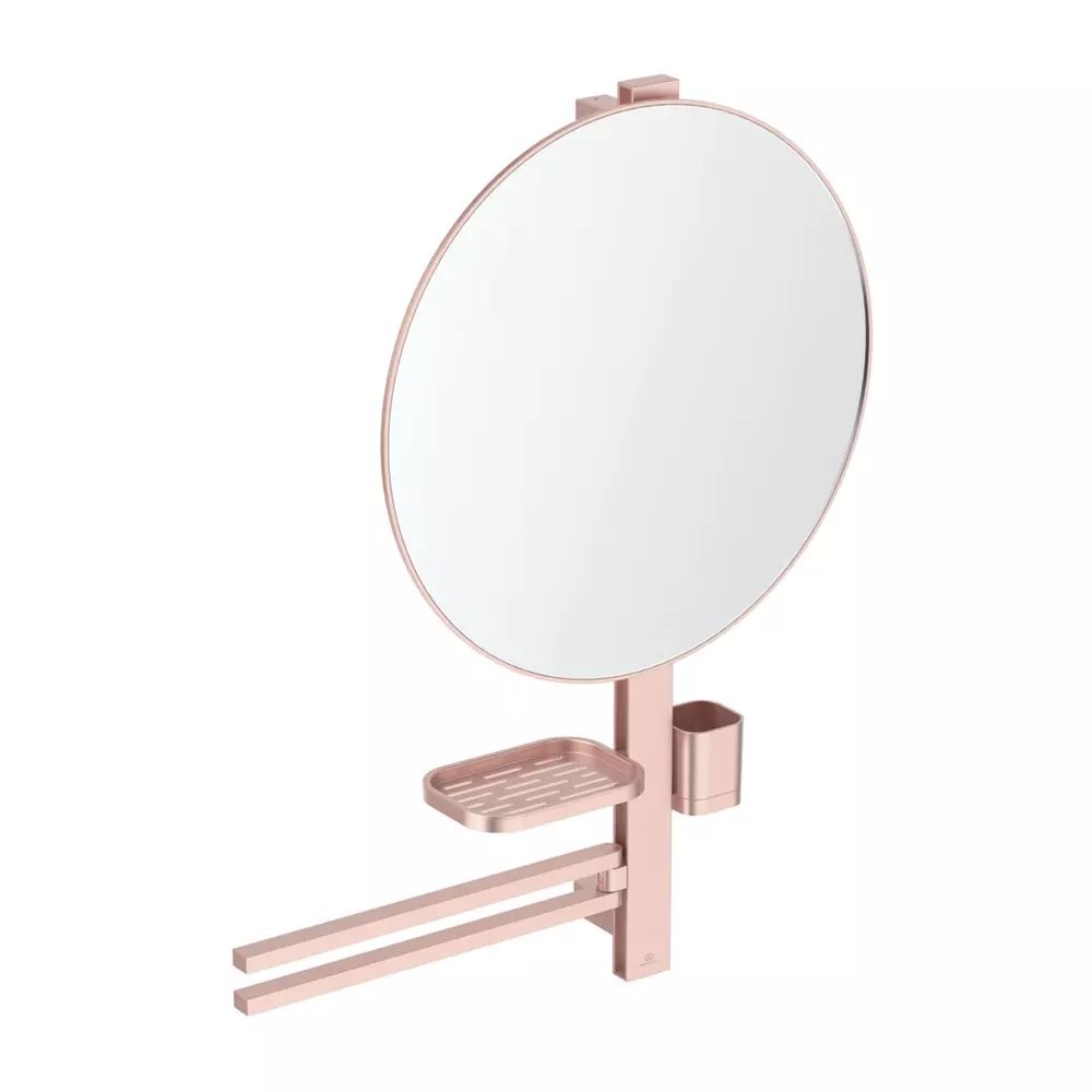 Set accesorii pentru lavoar Ideal Standard Alu+ rose mat din aluminiu