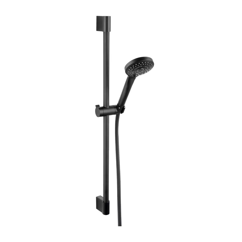 Set de dus cu bara FDesign Inula 3 functii 72 cm negru mat