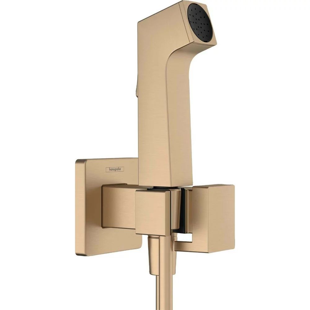 Dus igienic bronz periat Hansgrohe E EcoSmart cu 1 jet Bidette