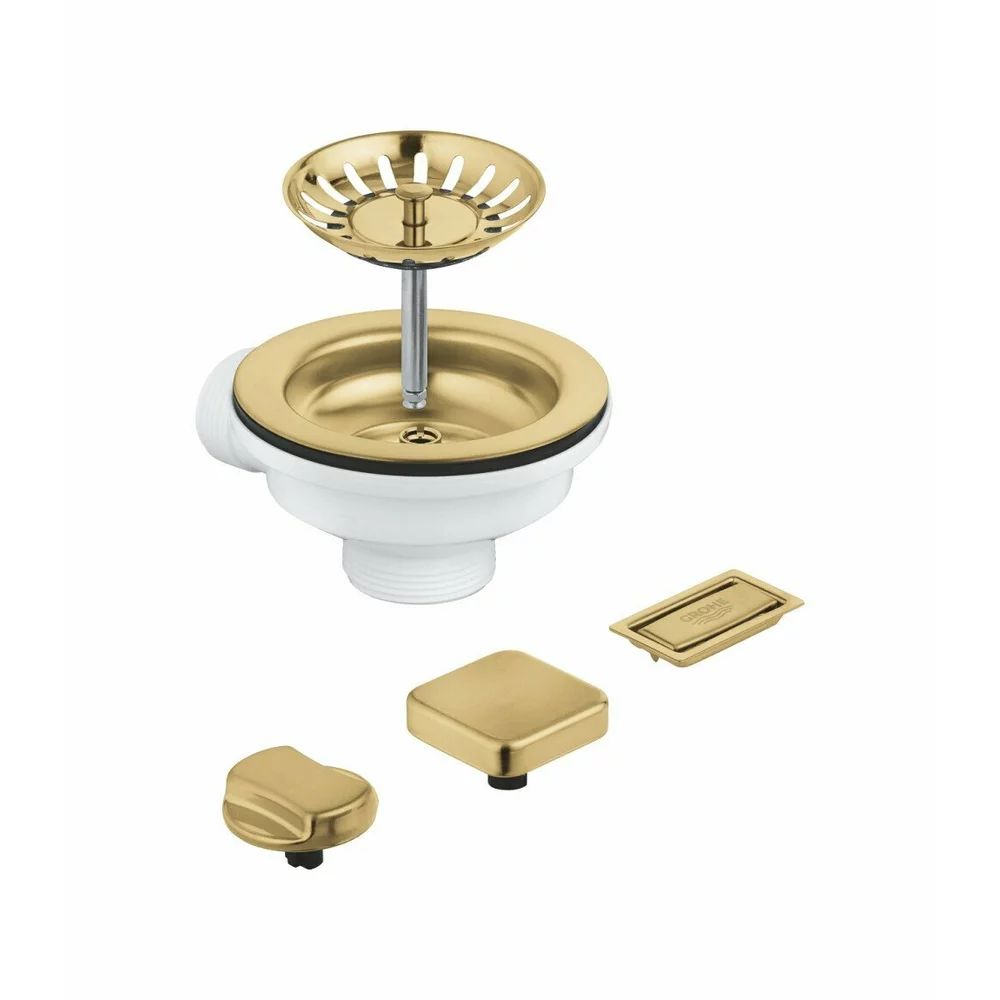 Set de scurgere pentru chiuveta Grohe auriu