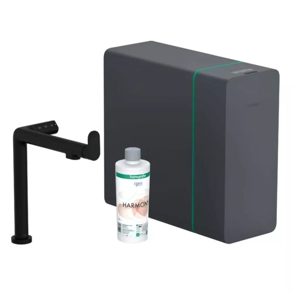 Set negru mat Hansgrohe Aquittura Select M91 SodaSystem240 cu 1 jet 76837670