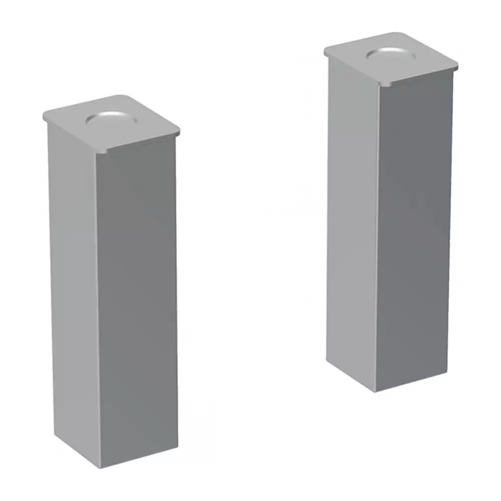 Set picioare pentru mobilier Geberit Modo reglabile 23-24.5 cm crom