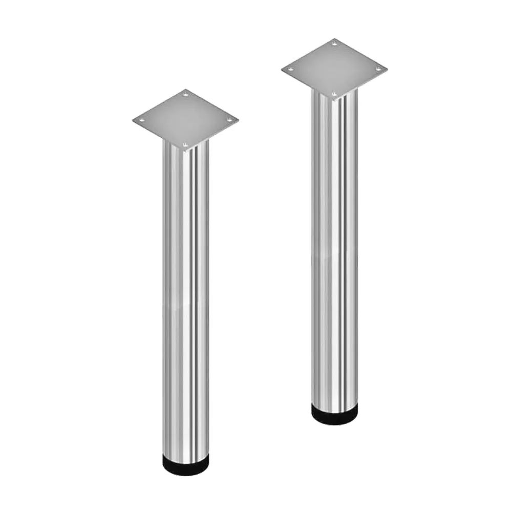 Set picioare pentru mobilier Kolpasan 40 cm crom