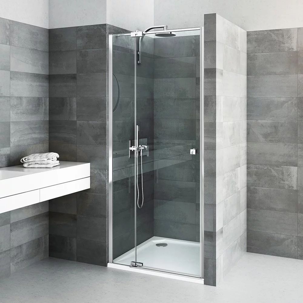 Set profile pentru usile de dus Roth Elegant Neo crom